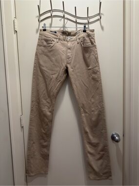 Vigoss Beige/Tan Slim Chino Pants 32X34 lennon straight